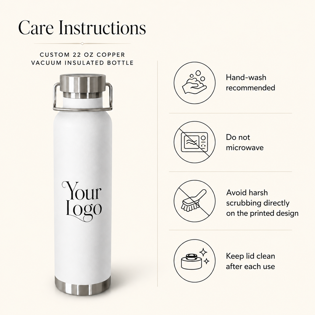 Copper Vacuum Insulated Bottle
