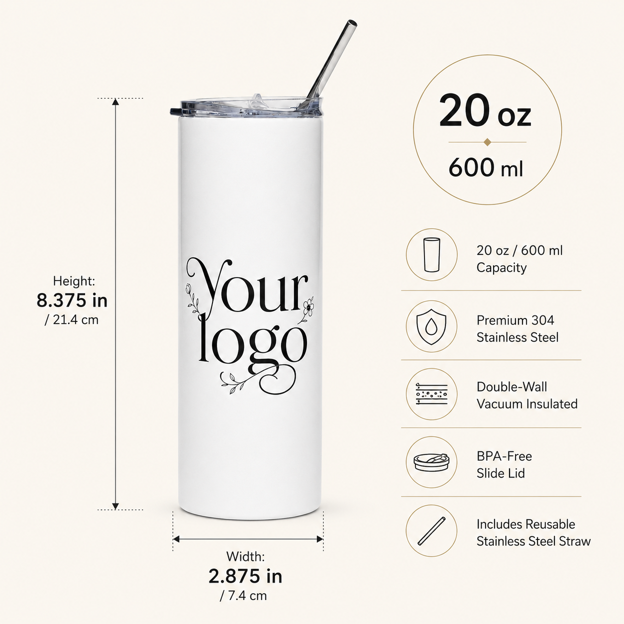 Stainless Steel Tumbler