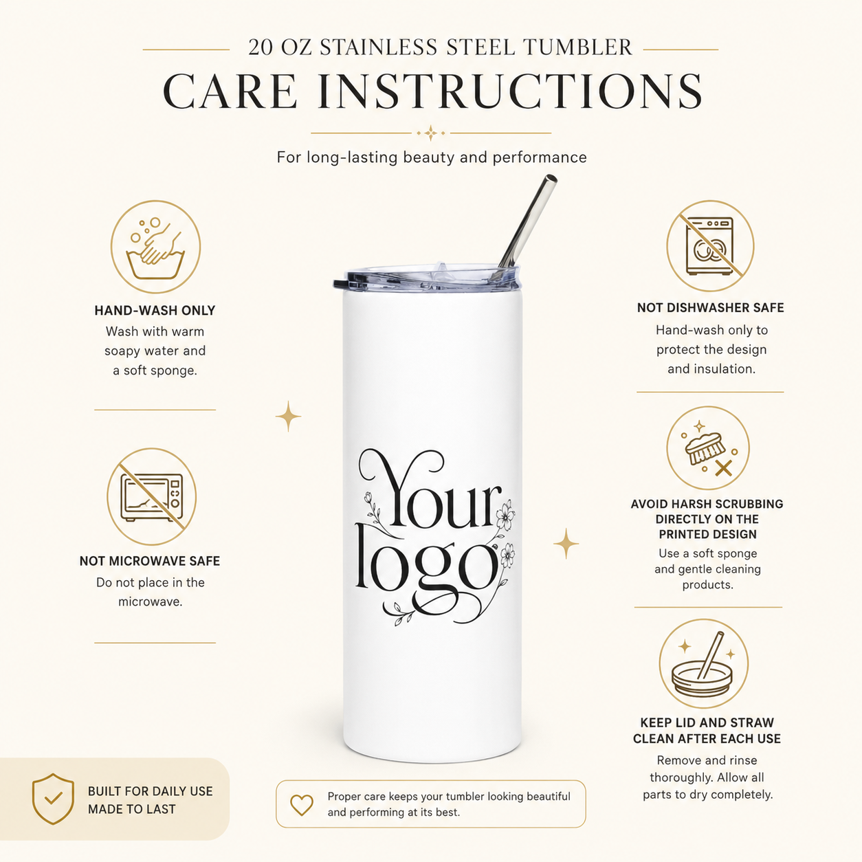 Stainless Steel Tumbler